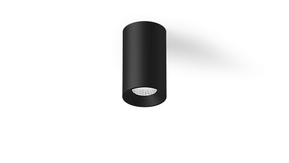 Светильник VILLY SHORT укороченный, потолочный накладной, 15Вт, 4000K, Черный, VL-BASE-SH-BL-NW. Фото 2