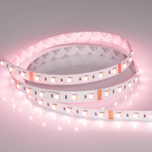 Светодиодная лента RT 2-5000 24V RGBW-MIX 12mm (5060-One, 60 LED/m, LUX) (Arlight, 20 Вт/м, IP20) - фото 5