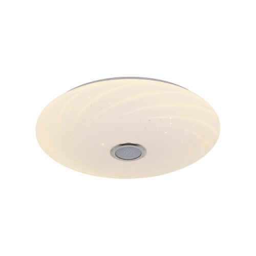 ULI-D291 72W-SW+RGB-50 MERCURY Cветильник светодиодный накладной, Диммируемый, Пульт ДУ в-к, Встроенная Bluetooth колонка, Теплый свет3000К-Белый свет4000К-Дневной свет6500К-RGB, 5700Лм, TM Uniel - фото 7