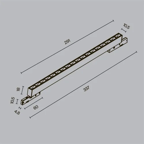 Трековый светильник Точки / Points Levity 4000К 15Вт 30° (Черный) TR193-1-15W4K-M-B - фото 9