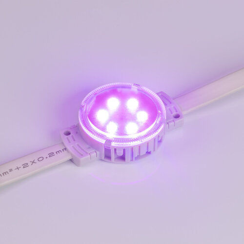 Модуль управляемый SPI-F6-D40 24V RGB-RAM-Auto (1.25W, IP68, 120 deg) (Arlight, Пластик, 3 года) - фото 4