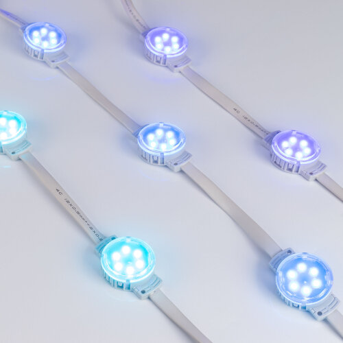 Модуль управляемый SPI-F6-D40 24V RGB-RAM-Auto (1.25W, IP68, 120 deg) (Arlight, Пластик, 3 года) - фото 5