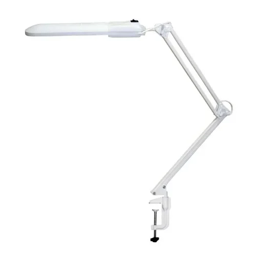 Настольный светильник на струбцине Дельта С16 | LED, 8Вт/4000К | Белый, металлическая струбцина | - ТРАНСВИТ. Фото 3
