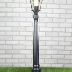 Уличный светильник на столбе IP44 Capella F черный (025015)