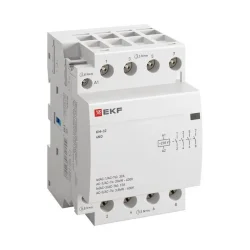 Контактор модульный КМ 32А 4NО (3 мод.) EKF km-3-32-40