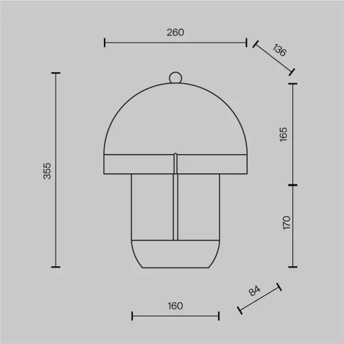 Настольный светильник Hope 3000К 14Вт (Белый) - фото 7