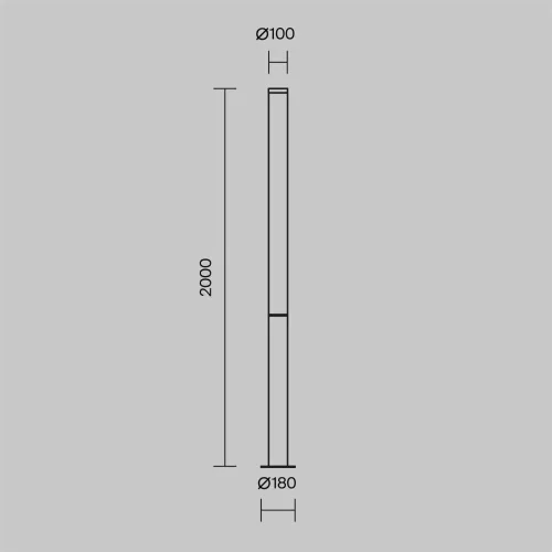 Садово-парковый светильник Гинза / Ginza 3000К 100Вт IP 54 (Черный) - фото 3