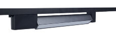 'Трековый светильник линейный 10Вт черный 3000К 382мм однофазный TL-L382-BL-10-WW - фото