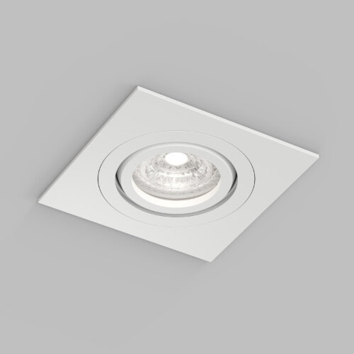 Встраиваемый влагозащищённый светильник HYDRO, IP44, до 15 Вт LED, GU10, алюминий, белый. Фото 2