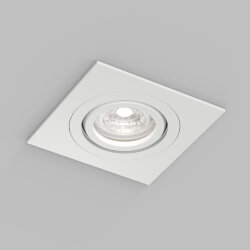 Встраиваемый влагозащищённый светильник HYDRO, IP44, до 15 Вт LED, GU10, алюминий, белый, Denkirs DK2111-WH