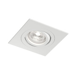Встраиваемый влагозащищённый светильник HYDRO, IP44, до 15 Вт LED, GU10, алюминий, белый, Denkirs DK2111-WH