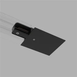 Ввод питания и заглушка торцевая для однофазного встраиваемого шинопровода черный TRPF-1-BK (049562)