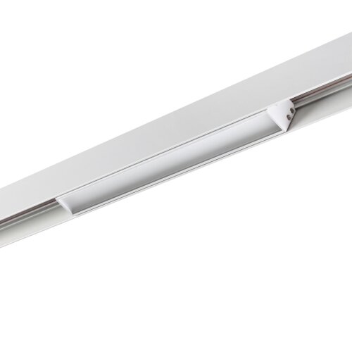 Трековый светильник для низковольного шинопровода диммируемый с пультом ДУ, со сменой цв. температур «Novotech» 358613, дизайн: Хай-тек, серия: FLUM. Фото 2.