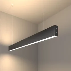 Линейный светодиодный подвесной двусторонний светильник 103см 40Вт 4200К черный LSG-01-2-8*103-32-4200-MSh (042943)