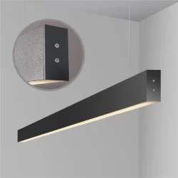 Линейный светодиодный подвесной двусторонний светильник 103см 40Вт 4200К черный LSG-01-2-8*103-32-4200-MSh (042943)