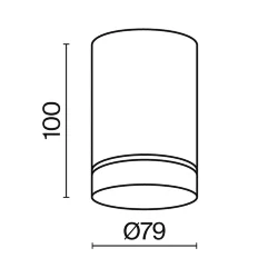 Потолочный светильник Орло / Orlo 9 Вт 4000 К 120° (Черный) C085CL-9W4K-B