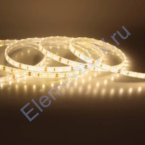 Светодиодная лента LUX class 2835 60led/m, warm white, 12V, IP68, N51 - фото 2.