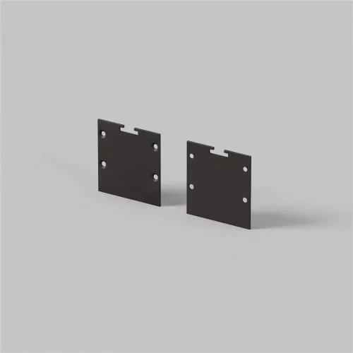 Комплект заглушек (для профиля 35×35) 2 шт., ALM-3535BT-B-EC 642038 (Черный) - фото 3
