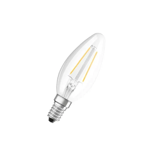 Лампа светодиодная филаментная 5W/4000K (=60W) E14 DIM | Свеча Прозрачная | LED Star FILAMENT | - OSRAM. Фото