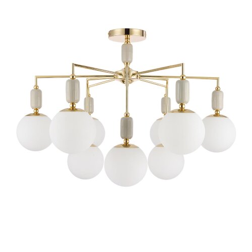 Люстра потолочная «LUMION» 6580/9C, серия: VIVIEN (крепление на планке). Фото 1.