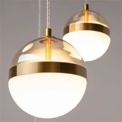 Подвесной светильник Area 3000К 58Вт (Черный и Латунь)