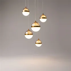 Подвесной светильник Area 3000К 58Вт (Черный и Латунь)