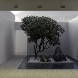 Потолочный светильник Ares 3000К 10Вт IP 54 (Графит)