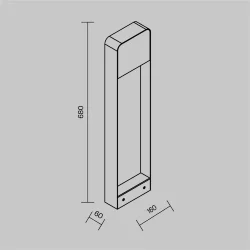 Ландшафтный светильник Porte 3000К 5Вт IP 54 (Черное дерево)
