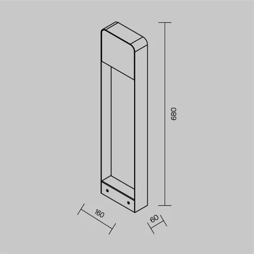 Ландшафтный светильник Портал / Porte 3000К 5Вт IP 54 (Черное дерево) O481FL-L7BWD3K - фото 7