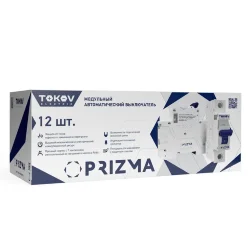Выключатель автоматический модульный 1п C 6А 6кА PRIZMA TOKOV ELECTRIC TKE-PZ60-MCBI-1-6-C
