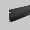 Алюминиевый профиль плинтус 53x14 (Черный, 2 м), ALM-5314-B-2M (Черный) ALM-5314-B-2M - фото 7
