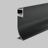 Алюминиевый профиль плинтус 53x14 (Черный, 2 м), ALM-5314-B-2M (Черный) ALM-5314-B-2M - фото 9