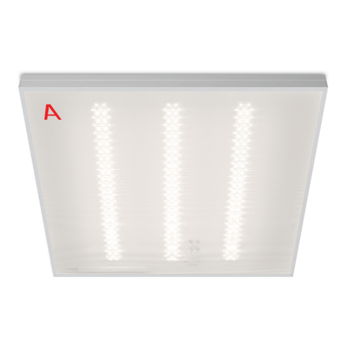 Светильник WOLTA PRO ОФИС ДВО01-27-042-4К-90 с БАП EM1 27Вт 4000К Ra90 IP40 Микропризма - фото 1.