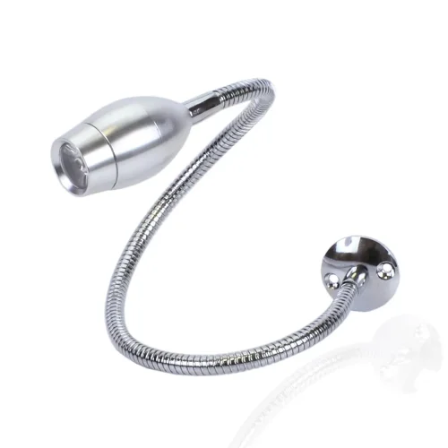 Светильник светодиодный прикроватный DH11 (220V, 3W, day white, серебристый корпус, без выключателя) - фото I