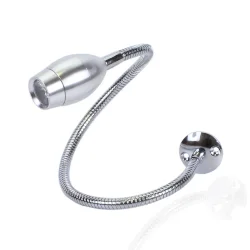 Светильник светодиодный прикроватный DH11 (220V, 3W, day white, серебристый корпус, без выключателя)