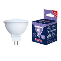 LED-JCDR-7W-6500K-GU5.3-NR Лампа светодиодная, Форма JCDR, матовая, Серия Norma, Дневной белый свет 6500K, Картон