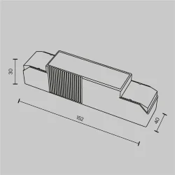 Источник питания TRIAC 15-20Вт IP20 (Белый) PSL-TR40-350-500mA