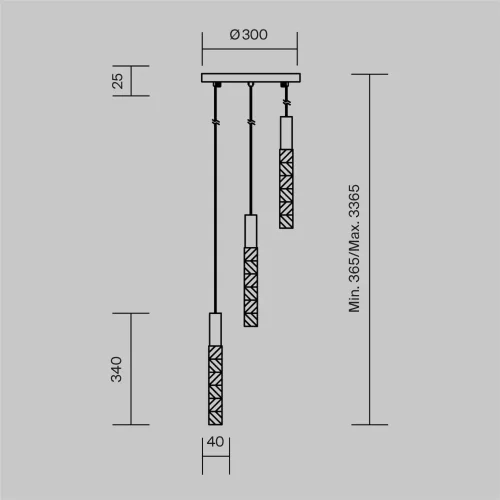 Подвесной светильник Селемо / Selemo 3000К 9Вт (Хром) MOD328PL-L9CH3K - фото 7