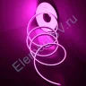 Светодиодный гибкий неон 4.5*13, 24V pink LB21 (блистер 5м) - фото.