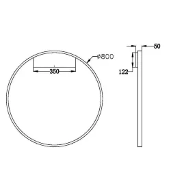 Настенный светильник (бра) Рим / Rim 3000К 51Вт (Белый) MOD058WL-L50W3K