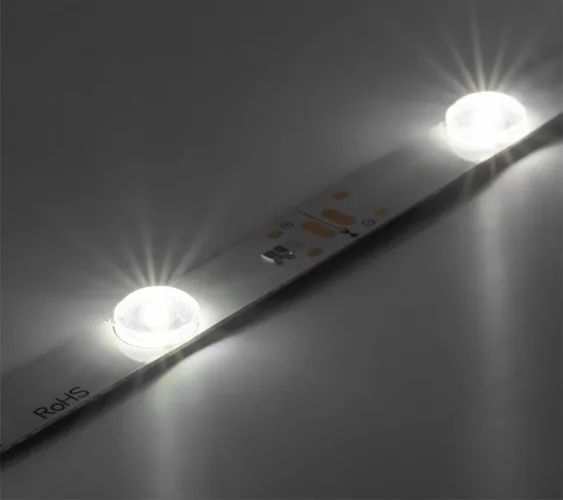 Линейка фронтальная светодиодная ELF 12SMD2835, 24В, 0.95м, с линзами 170гр, белый нейтр. 4000-4500K - фото