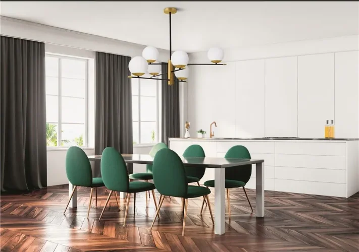 Подвесной светильник Nostalgia E14х6 (Черный и Золото) - фото 3