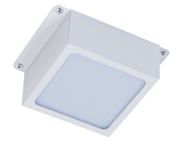 Универсальный офисный светодиодный светильник Грильято 8 Вт IP44 100x100x40 мм 3000K Опал - фото