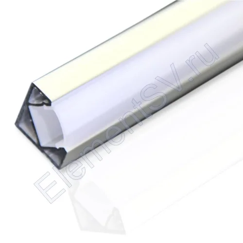 Алюминиевый профиль С1919 977 (2000х18,5х18,5мм с рассеивателем) - фото.