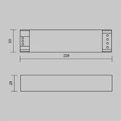 Источник напряжения 48В 200Вт IP20 PSL007 (Черный) PSL007-200W-48V-IP20