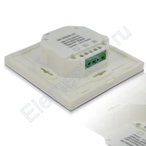 Сенсорная панель диммер SR-2822B-AC (2 зоны) - фото 2.