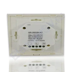 Сенсорная панель диммер SR-2822B-AC (2 зоны)