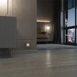 Розетка с подсветкой W (айвори матовый) W1171462