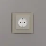 Розетка с подсветкой W (айвори матовый) W1171462 - фото 7
