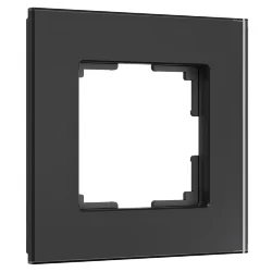 Рамка из стекла на 1 пост Senso черный soft-touch W0013108